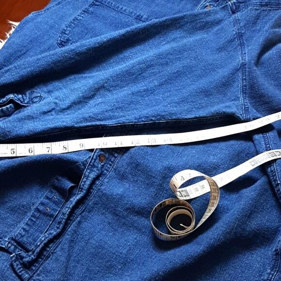 Mr d Mens Jean Shirt Linen L - Picture 7 of 7